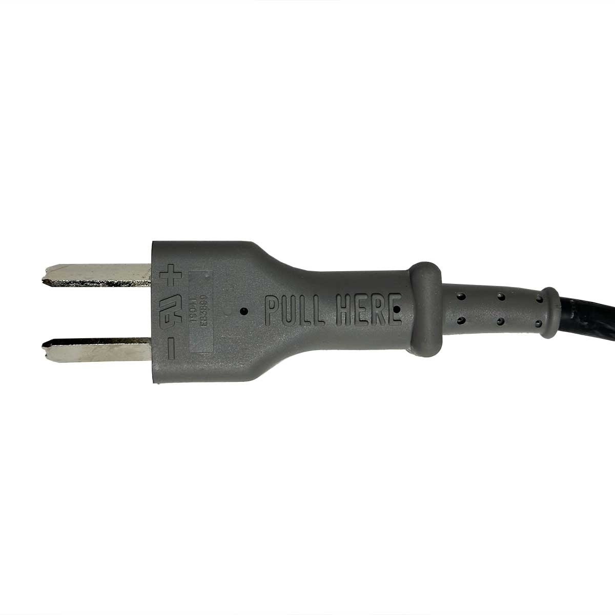 Summit Series II DC cordset for 650W/1050W chargers with Lester gray 2-blade connector.